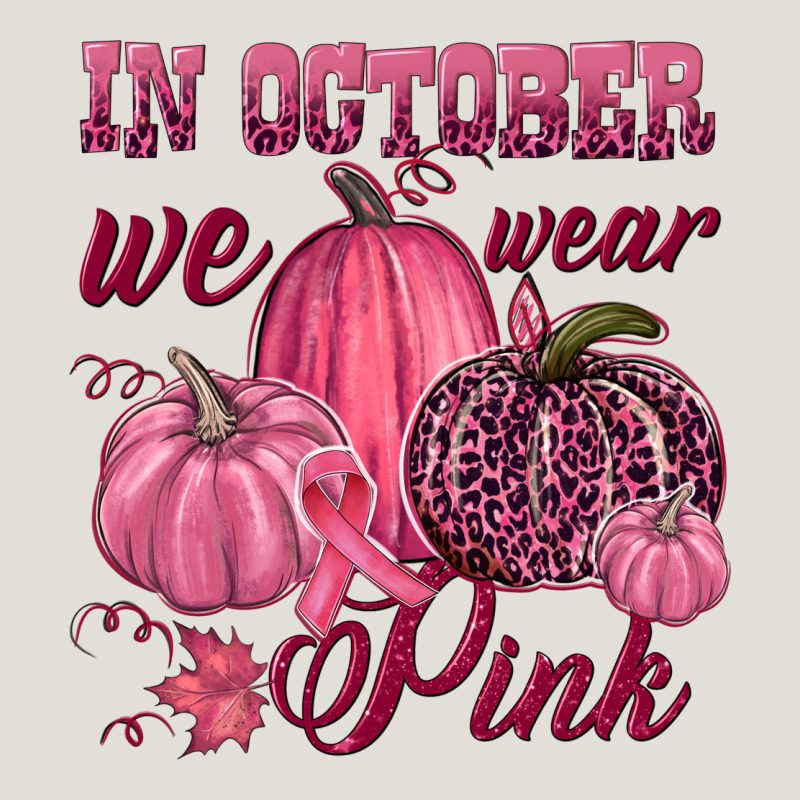 In October We Wear Pink Heavy Core Tee by NancyCooperArtShop | Teevron