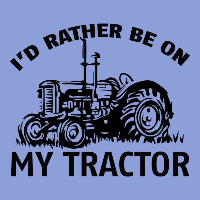 I D Rather Be On My Tractor Long Sleeve Tee by Bettercallsaul | Teevron