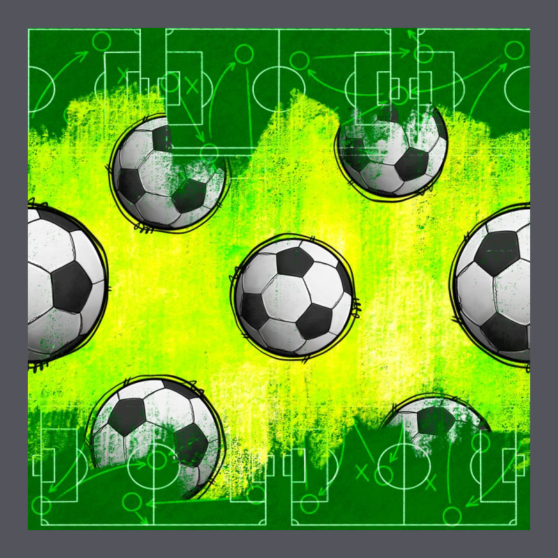 Soccer Balls With Field  And Tactics Seamless Pattern Vintage Hoodie by BundleAndBundleShop | Teevron
