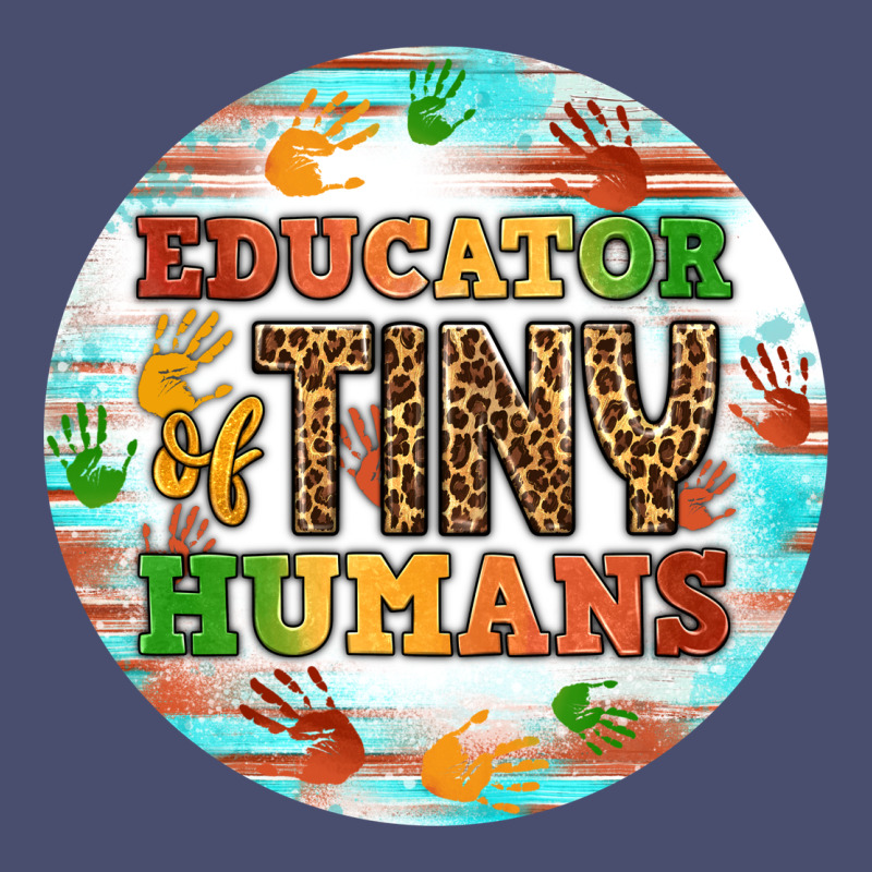 Educator Of Tiny Humans Round Earring Vintage Tee by BundleAndBundleShop | Teevron