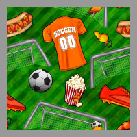 Soccer Ball Uniform And Shoes Seamless Pattern Vintage Hoodie | Teevron