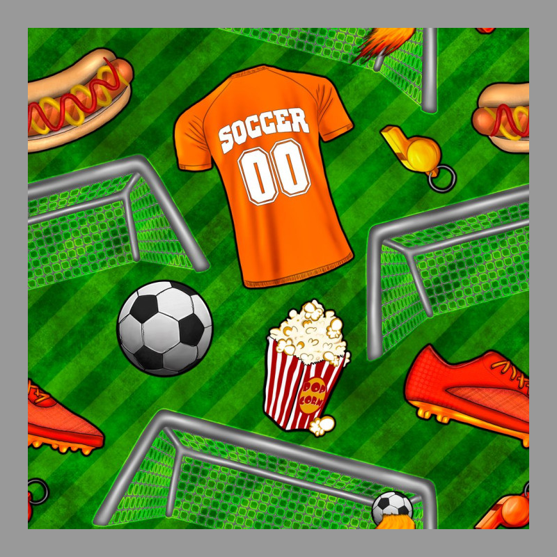 Soccer Ball Uniform And Shoes Seamless Pattern Vintage Hoodie by BundleAndBundleShop | Teevron