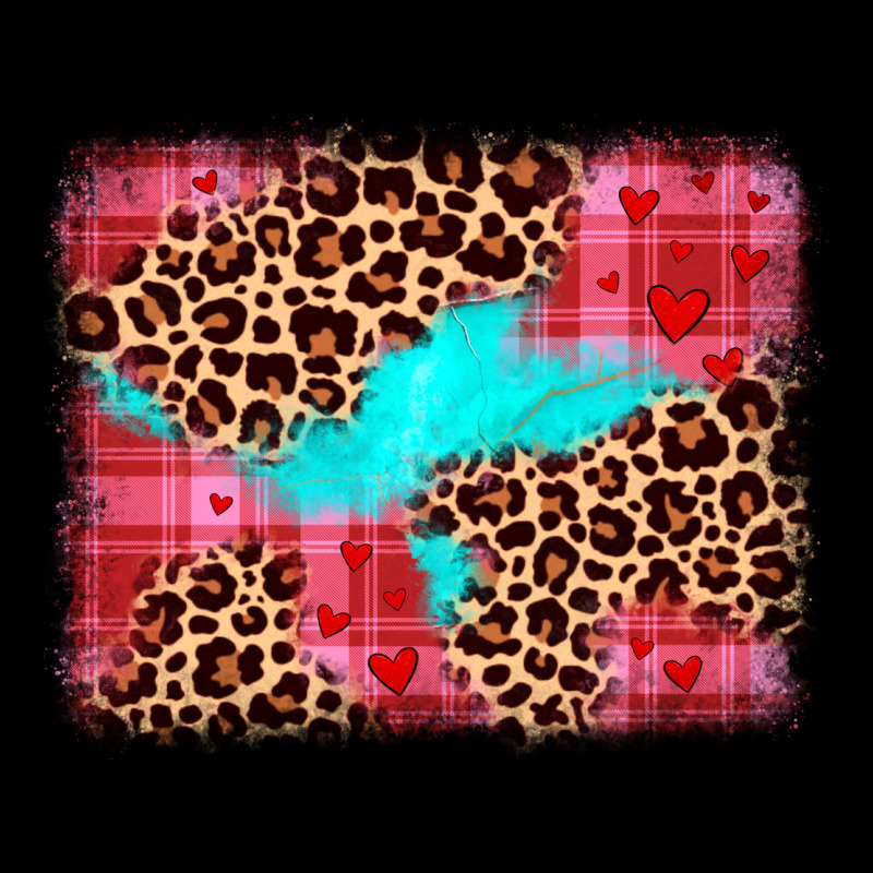 Valentine's Day Leopard Background Premium Tee by JahusDesignShop | Teevron