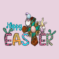 Cross Rabbit Gnomes Happy Easter Ladies Tee | Teevron