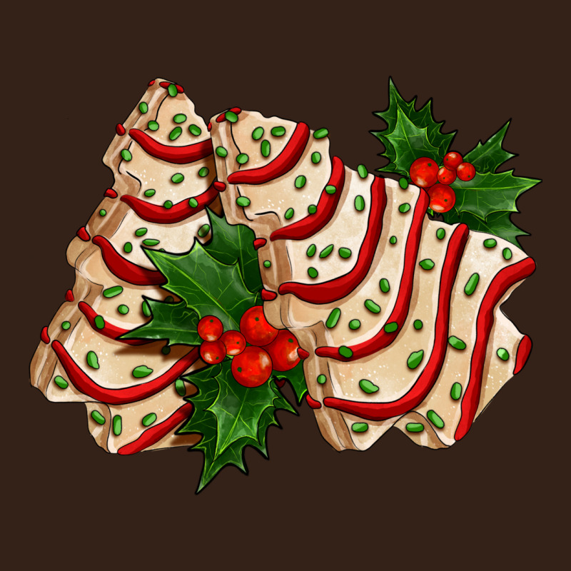 White Christmas Tree Cake Ado Heavy Core Tee by AdoDesignShop | Teevron