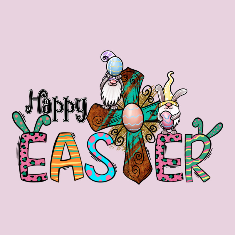 Cross Rabbit Gnomes Happy Easter Ladies Tee by Jasminsmagicworld | Teevron
