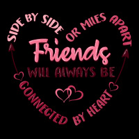 Side By Or Miles Apart Friends Will Always Be Conn Premium Tee | Teevron