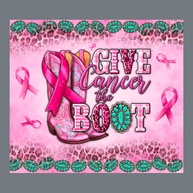 Give Cancer The Boot Heavyweight Sweatshirt by NancyCooperArtShop | Teevron