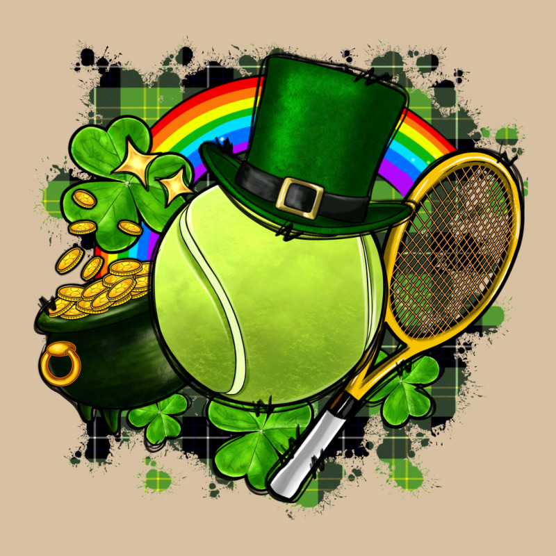 St. Patrick's Day Tennis Heavyweight Hoodie by FaDigitalArtStudio | Teevron