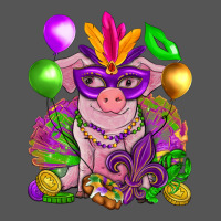 Mardi Gras Pig Zipper Hoodie | Teevron