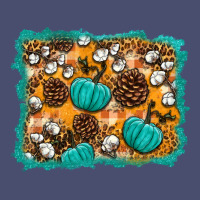 Fall Pumpkin Distressed Background Vintage Tee | Teevron