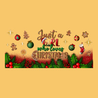 Just A Girl Who Loves Christmas Libbey Glass Vintage Hoodie | Teevron