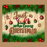 Just A Girl Who Loves Christmas Tumbler Vintage Hoodie | Teevron