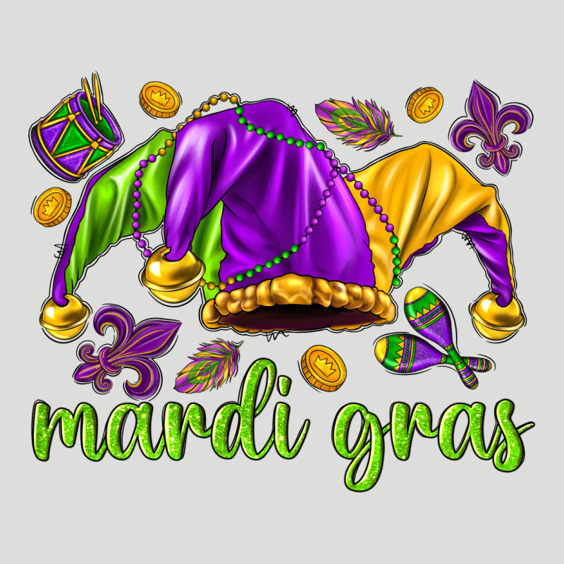Mardi Gras With Jester Hat Zipper Hoodie by HowdyJamesFarm | Teevron