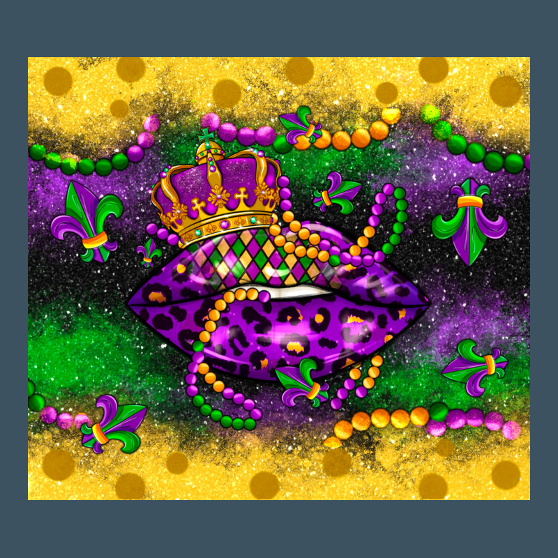 Mardi Gras Lips Urban Heavy Tee by LillyAllenDesigns | Teevron