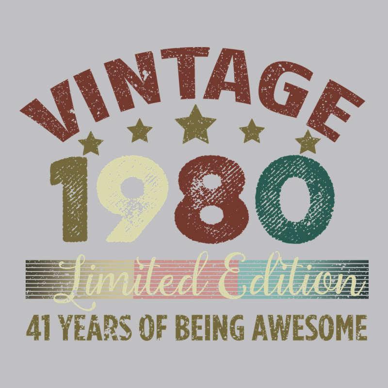 Vintage 1980 Limited Edition 41 Years Of Being Awesome Long Sleeve Tee by Bettercallsaul | Teevron