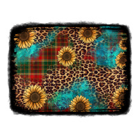 christmas sunflowers and buffalo plaid background | Teevron