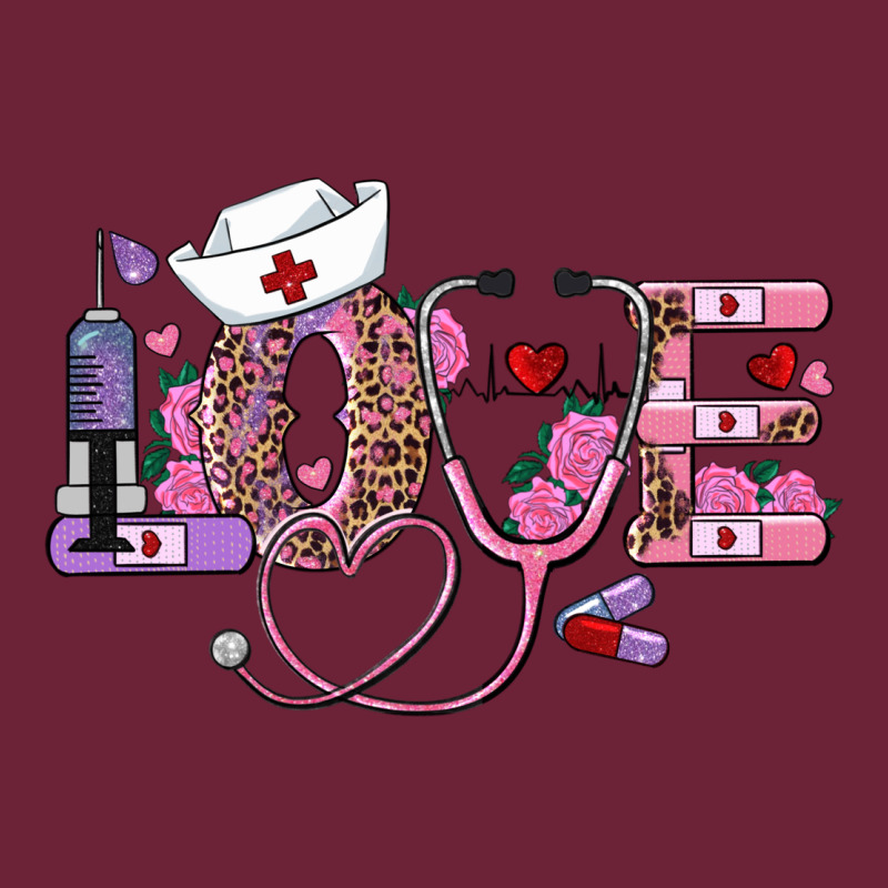 Valentines Day Nurse Love Long Sleeve Tee by RanaPortraitStore | Teevron