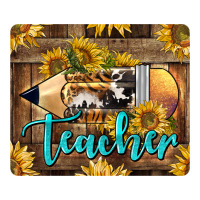 Western Teacher Pencil With Sunflowers | Teevron
