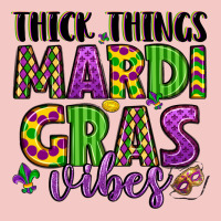 Thick Things Mardi Gras Vibes Urban Heavy Tee | Teevron
