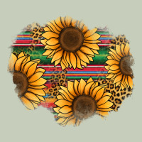 Sunflower Leopard Serape Patch Ladies Tee | Teevron