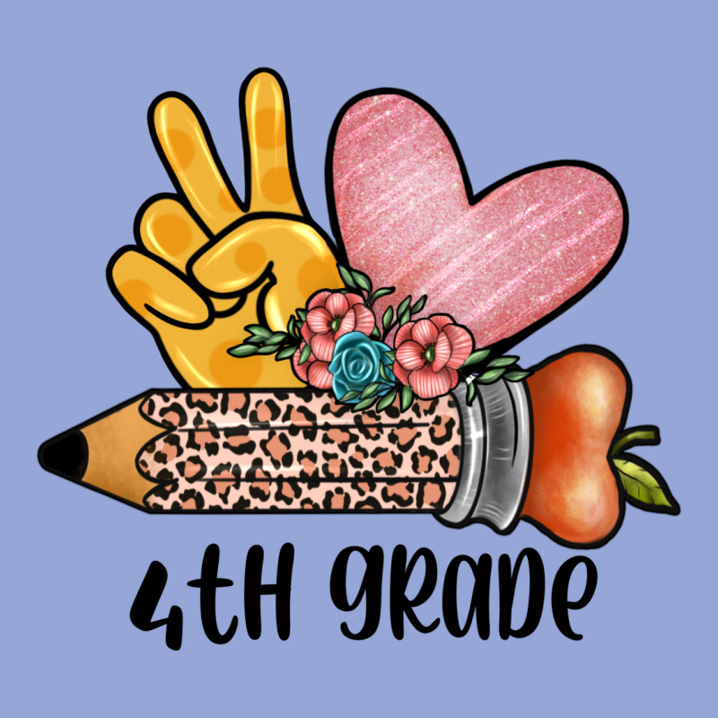 Peace Love 4th Grade Classic Tee by JahusDesignShop | Teevron
