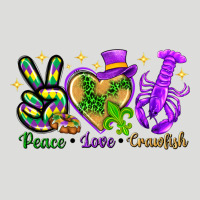 Peace Love Crawfish Zipper Hoodie | Teevron