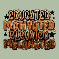 Educated Motivated Elevated Melanated Urban Heavy Tee | Teevron
