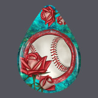 Baseball And Western Roses Teardrop  7 Vintage Hoodie | Teevron