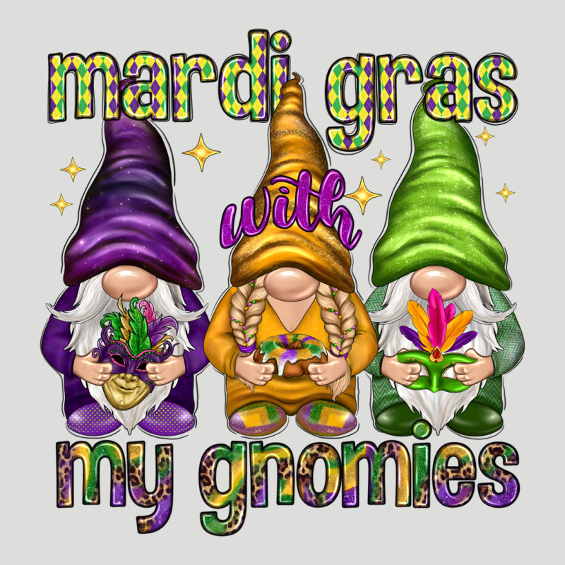 Mardi Gras With My Gnomies Zipper Hoodie by HowdyJamesFarm | Teevron