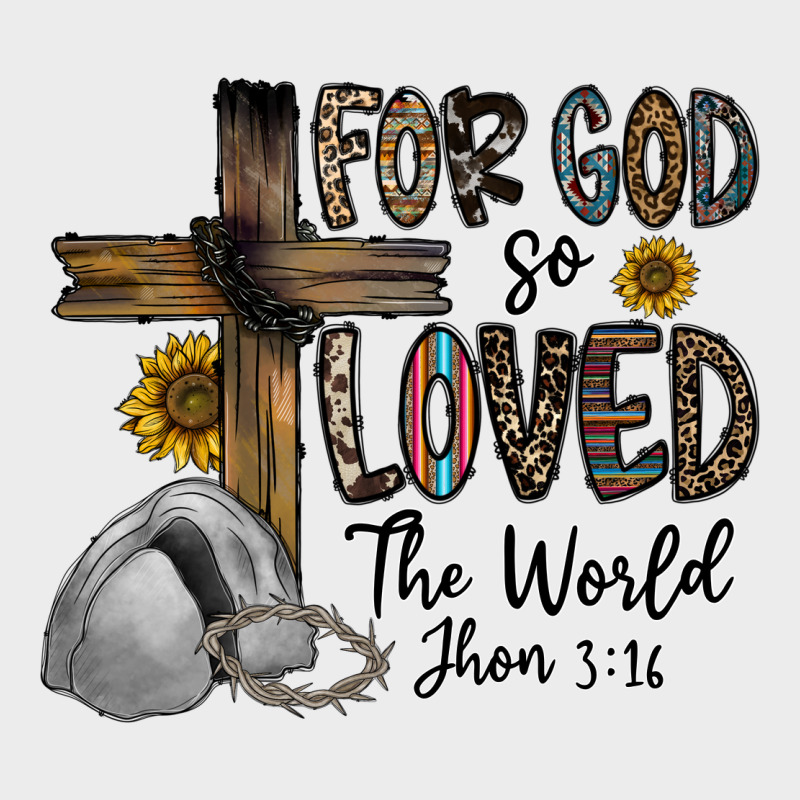 For God So Loved The World Jhon Urban Hoodie by CowhideDigitalArt | Teevron