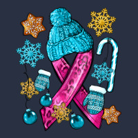 Winter Breast Cancer Ribbon Heavyweight Sweatshirt | Teevron