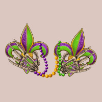 Skeleton Hands Mardi Gras Premium Hoodie | Teevron