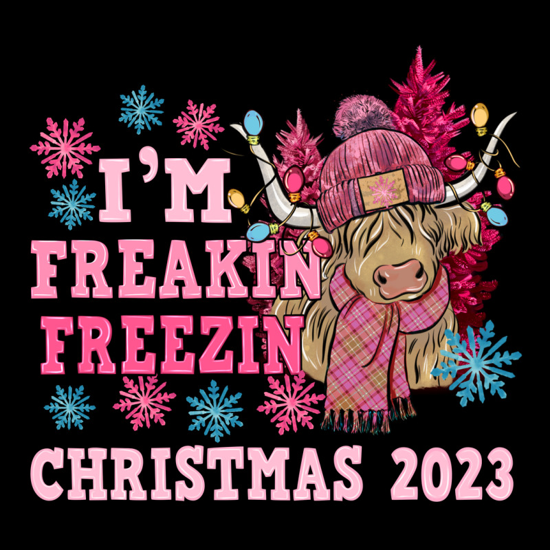 I'm Freakin Freezin Christmas 2023 Heavy Core Tee by NancyCooperArtShop | Teevron