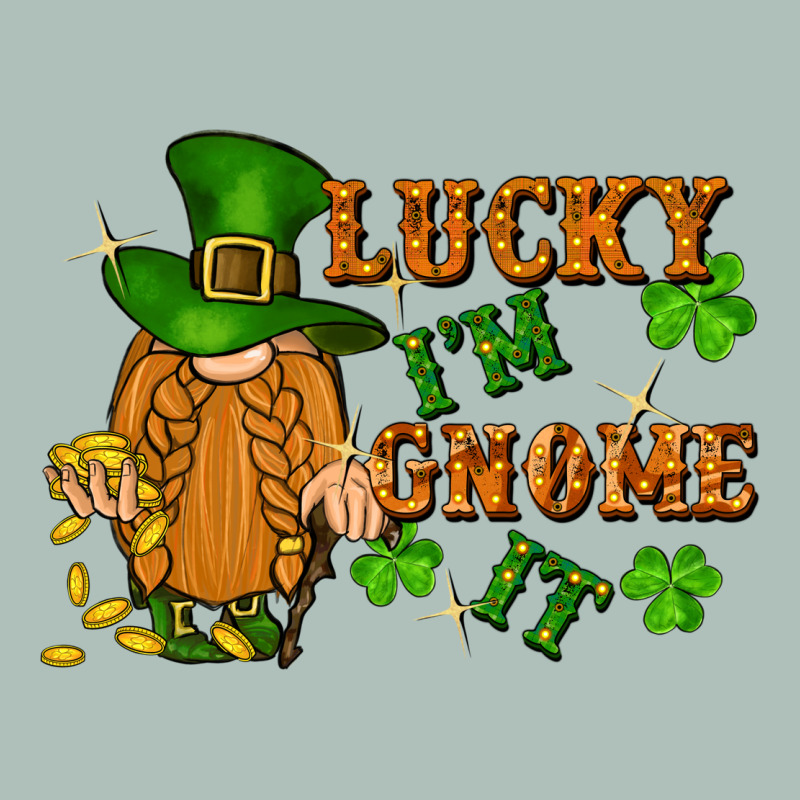 Lucky I'm Gnome It St. Patricks Day Heavyweight Hoodie by FaDigitalArtStudio | Teevron