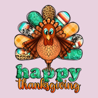 Happy Thanksgiving Turkey Ladies Tee | Teevron
