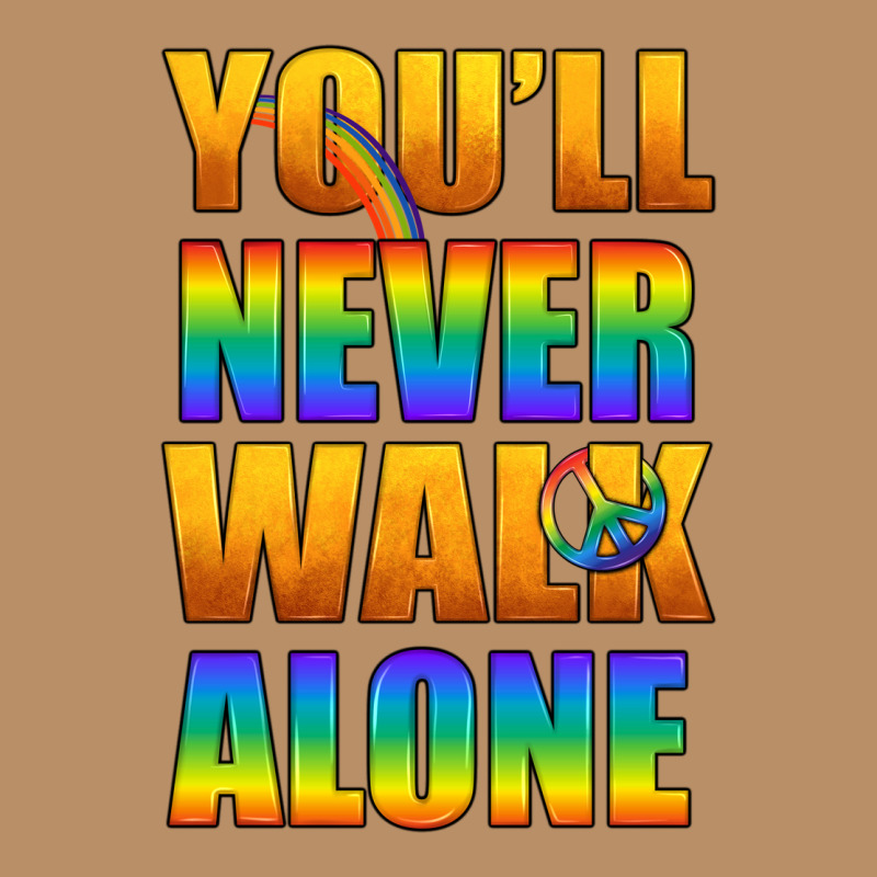 Lgbtq You'll Never Walk Alone With Peace Vintage Hoodie by BundleAndBundleShop | Teevron