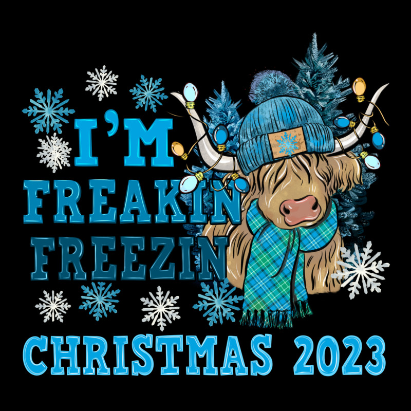 I'm Freakin Freezin Christmas 2023 Heavy Core Tee by NancyCooperArtShop | Teevron