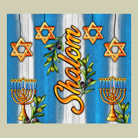 Shalom With Star Of David Heavy Core Tee | Teevron