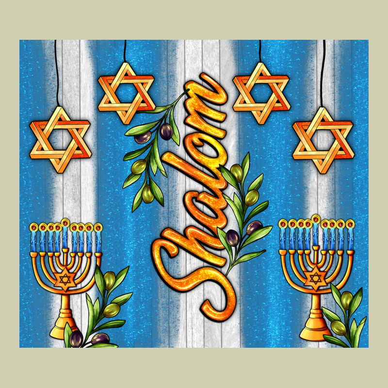 Shalom With Star Of David Heavy Core Tee by AdoDesignShop | Teevron