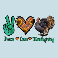 Peace Love Thanksgiving Ladies Tee | Teevron