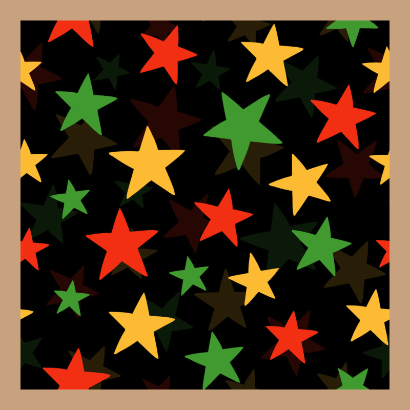 African Color Stars Seamless Pattern Vintage Tee by BundleAndBundleShop | Teevron