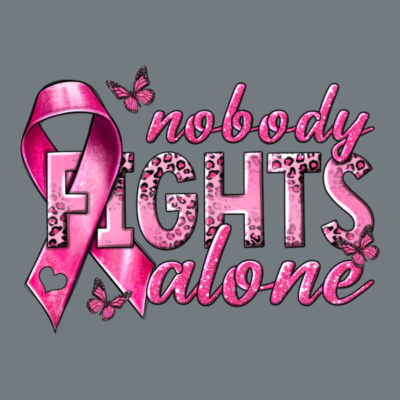 Nobody Fights Alone Cancer Heavyweight Sweatshirt by NancyCooperArtShop | Teevron