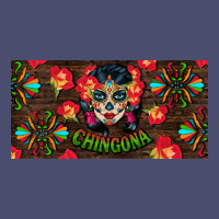 Chingona Sugar Skull License Plate Vintage Tee | Teevron