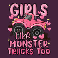 Girls Like Monster Trucks Too Premium Tee | Teevron
