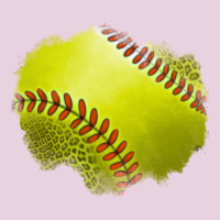 Leopard Softball Patch Ladies Tee | Teevron