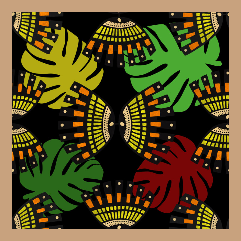 African And Leaf Seamless Pattern Vintage Tee by BundleAndBundleShop | Teevron