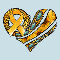 Childhood Cancer Awareness Heart Ladies Tee | Teevron
