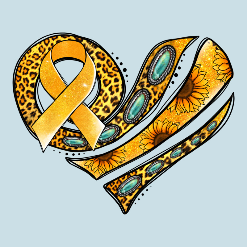 Childhood Cancer Awareness Heart Ladies Tee by Jasminsmagicworld | Teevron