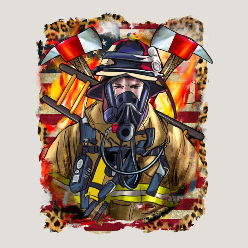 Firefighter Axe And Ladder Heavy Core Tee by LillyAllenDesigns | Teevron
